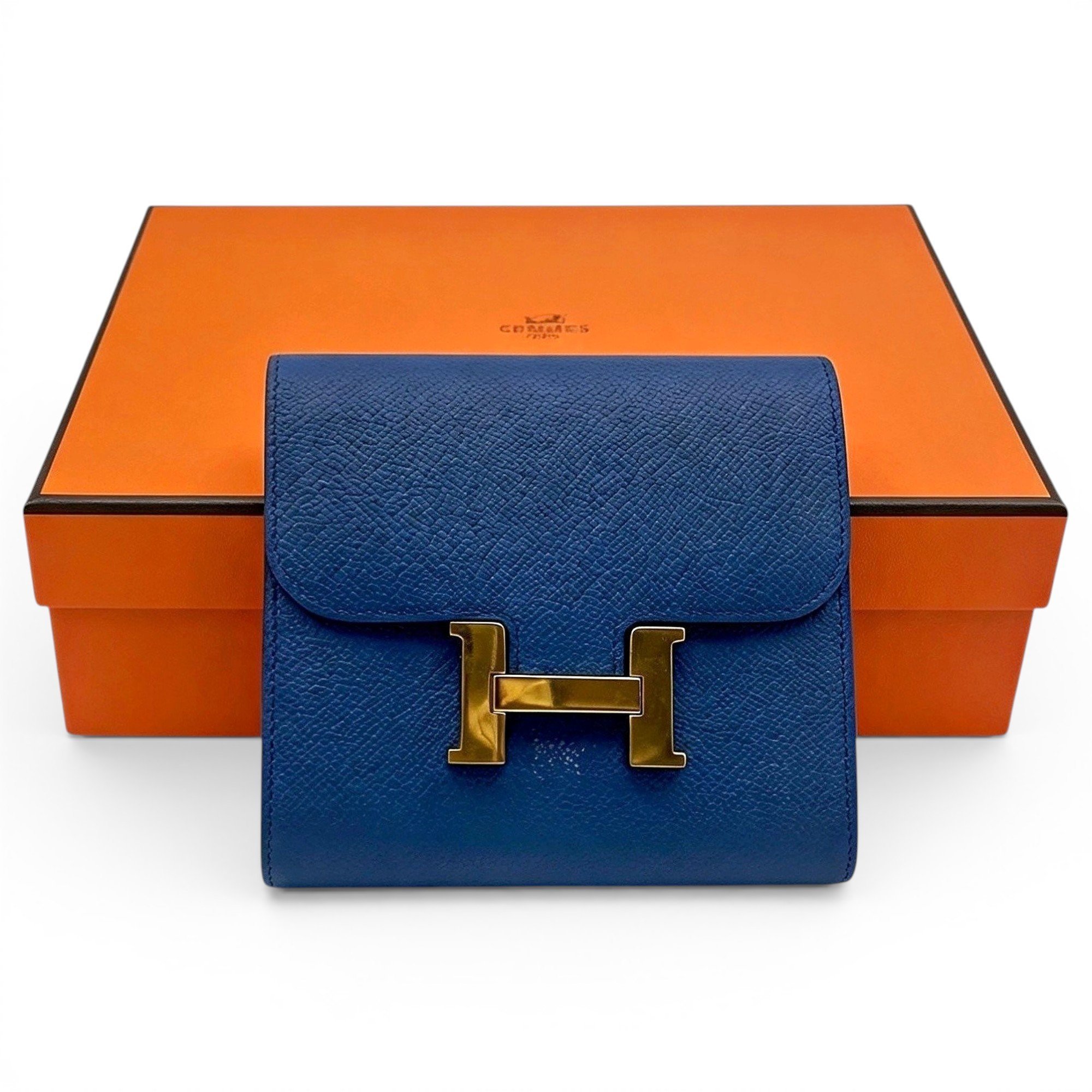 Constance leather clutch bag