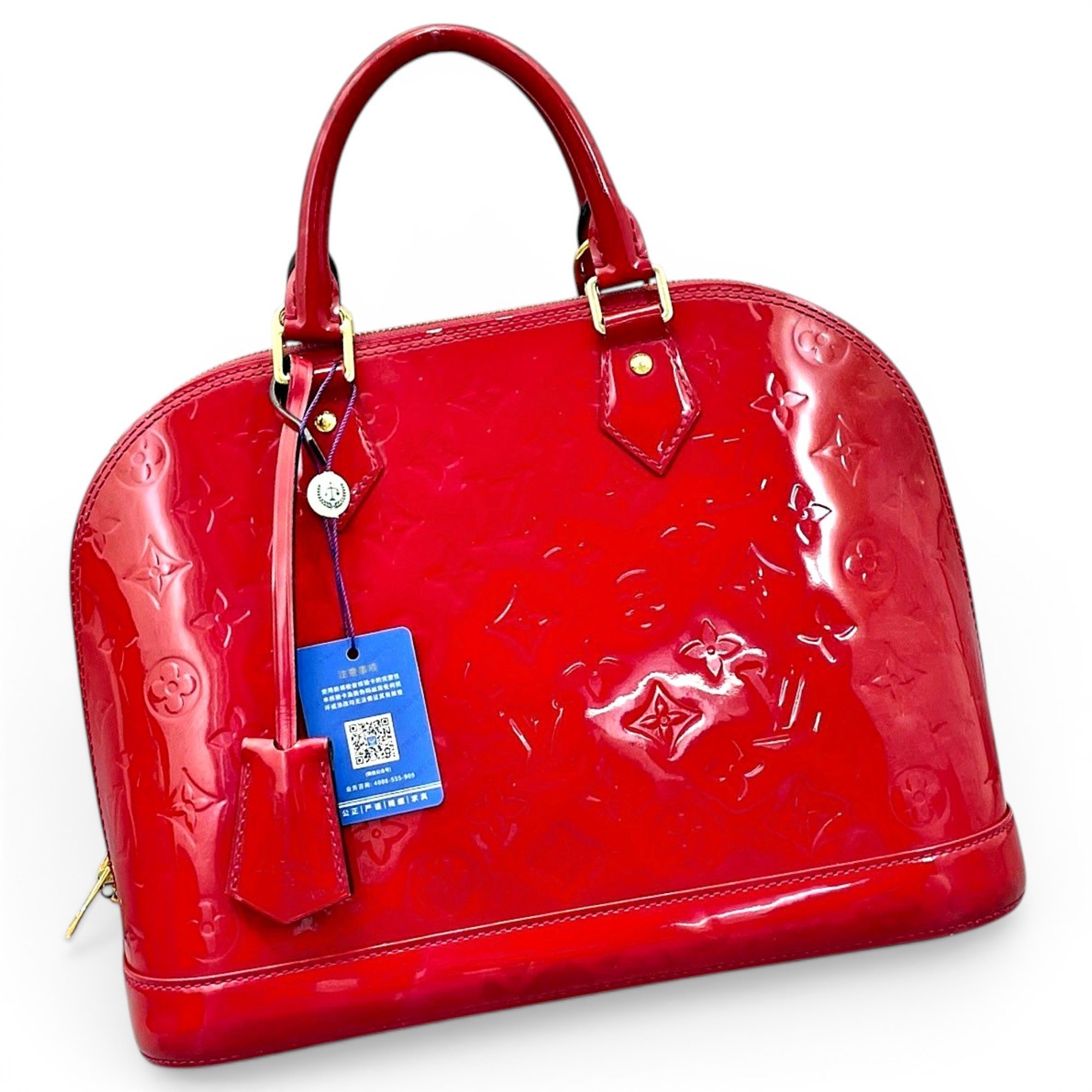 Alma leather handbag