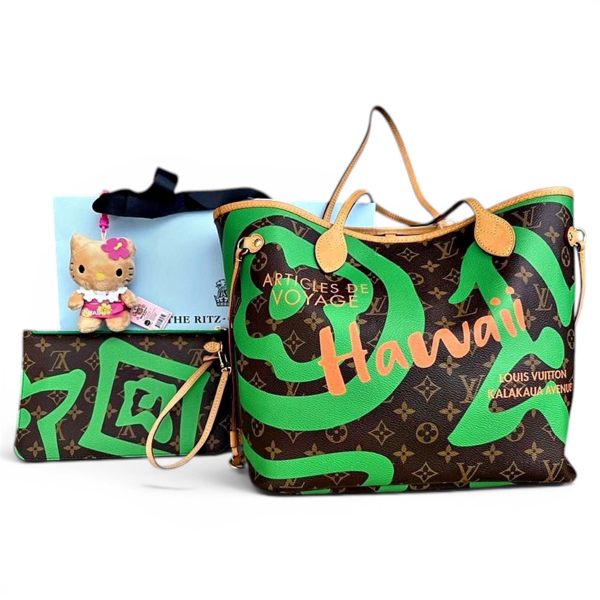 Neverfull leather handbag