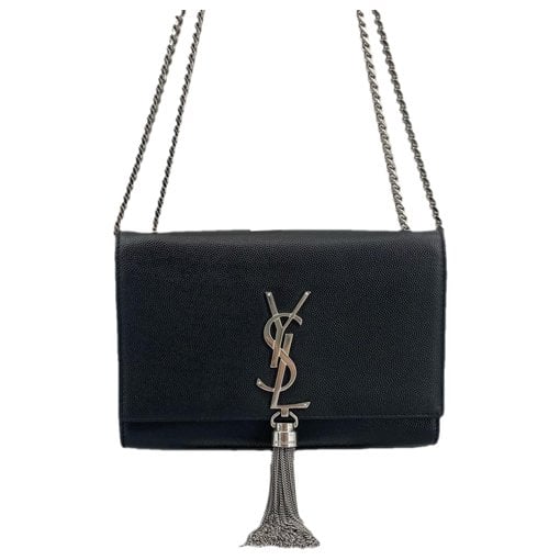Pompom Kate leather handbag
