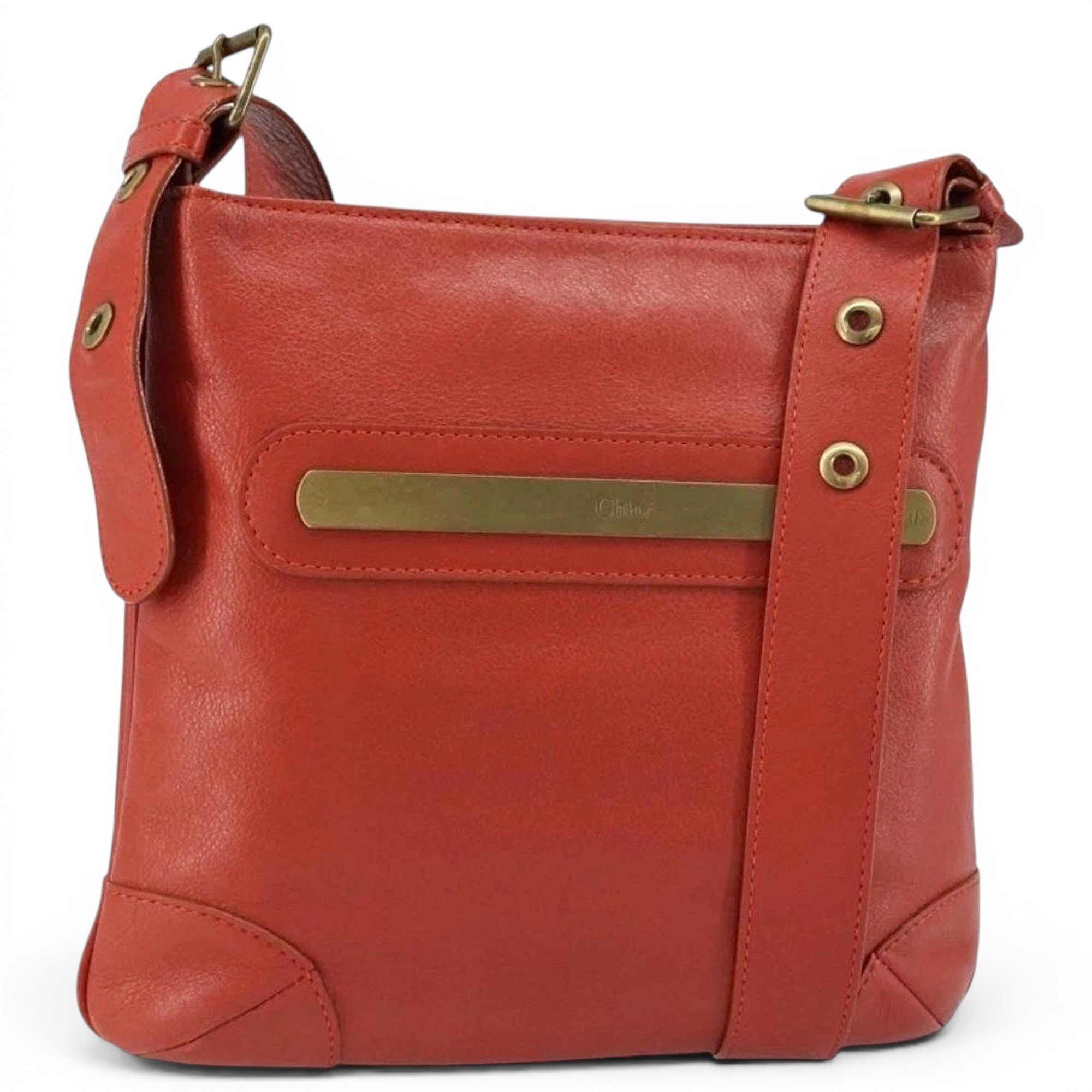 Leather handbag