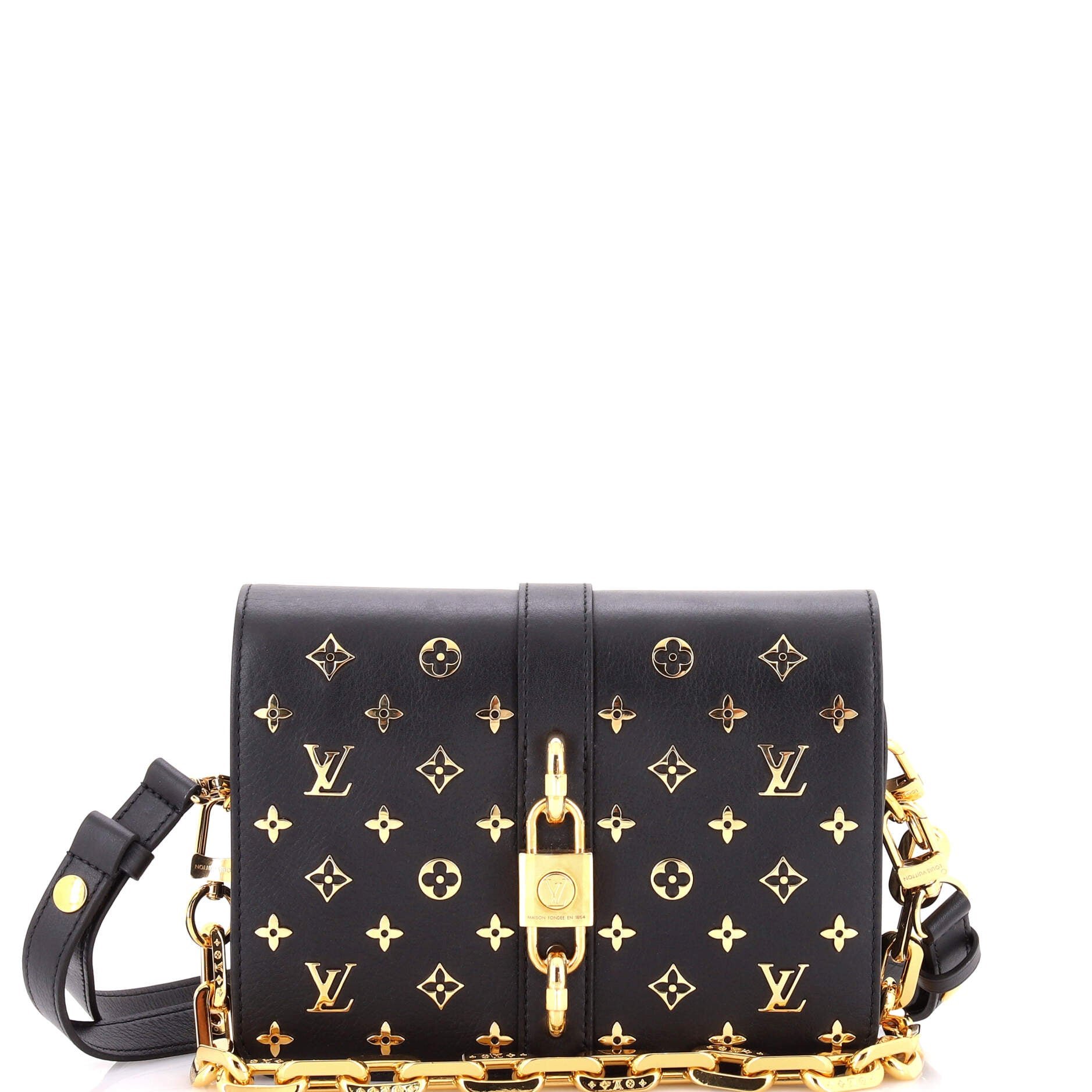 Rendez-Vous Shoulder Bag Monogram Metal Calfskin