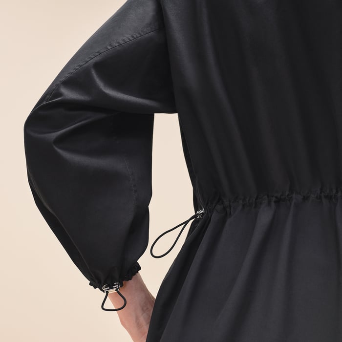 Noir Drawstring Tunic