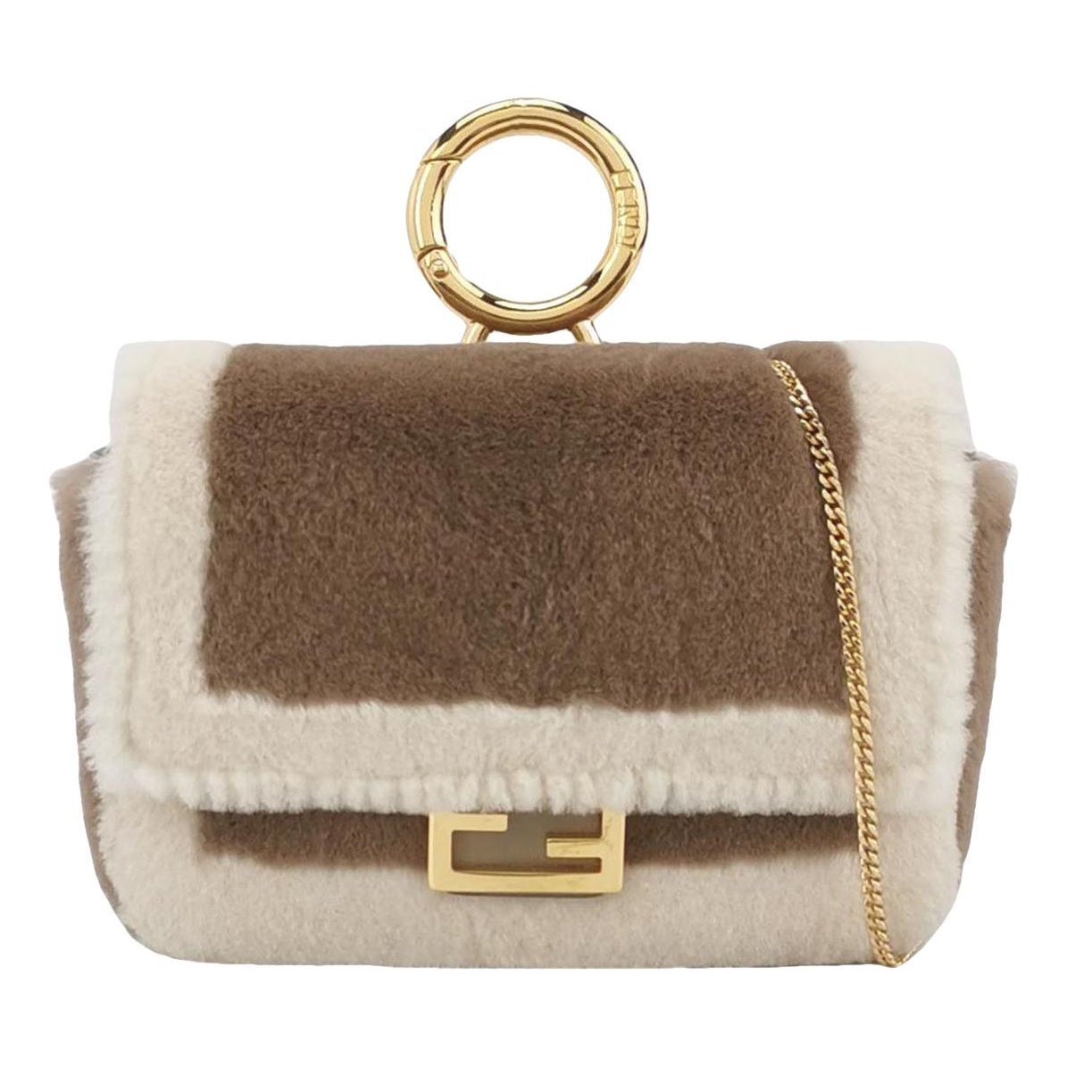 Baguette wool handbag