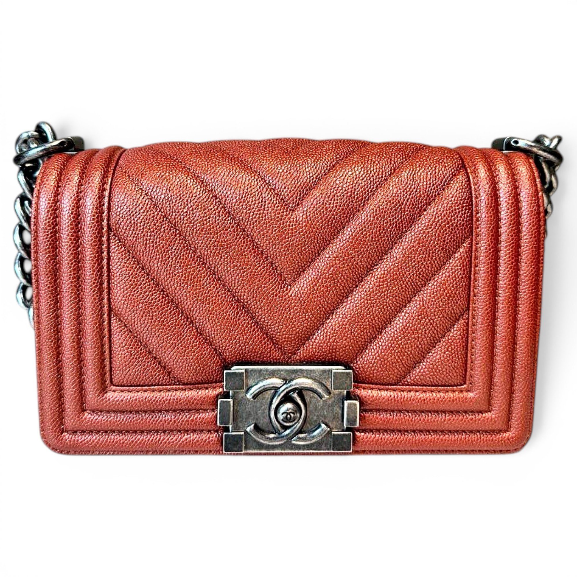 Boy leather crossbody bag