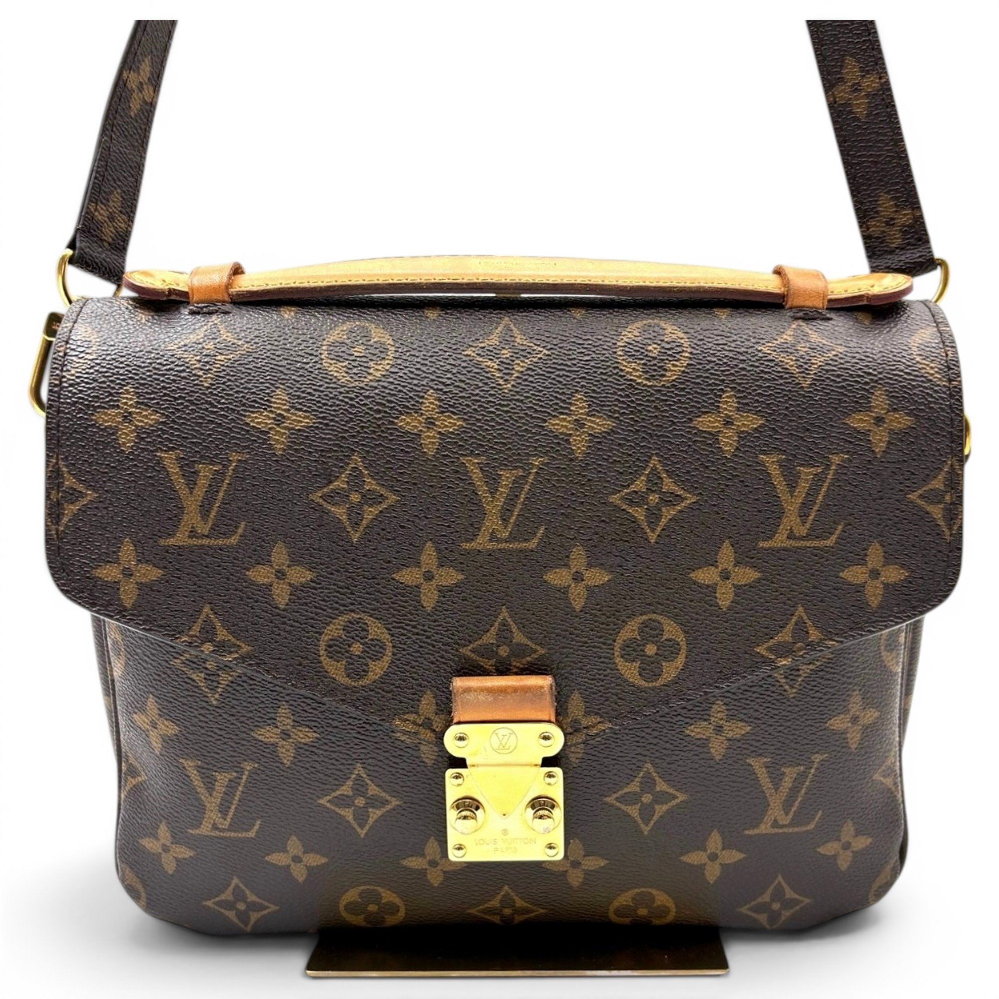 Metis leather handbag