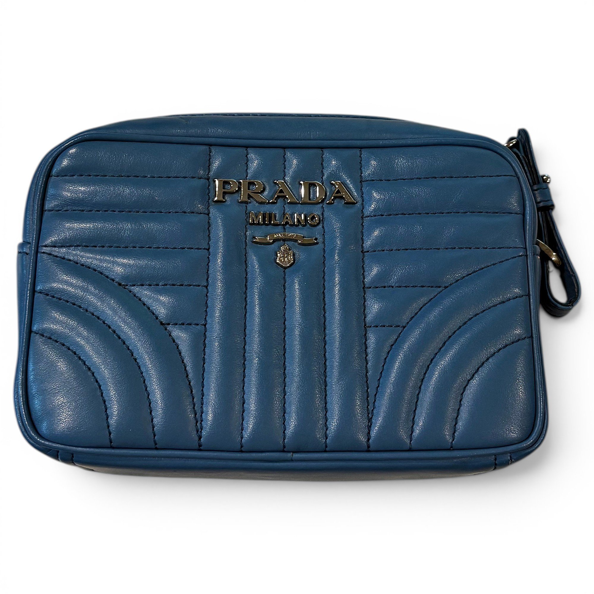 Diagramme leather crossbody bag