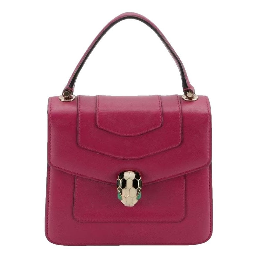 Serpenti leather handbag