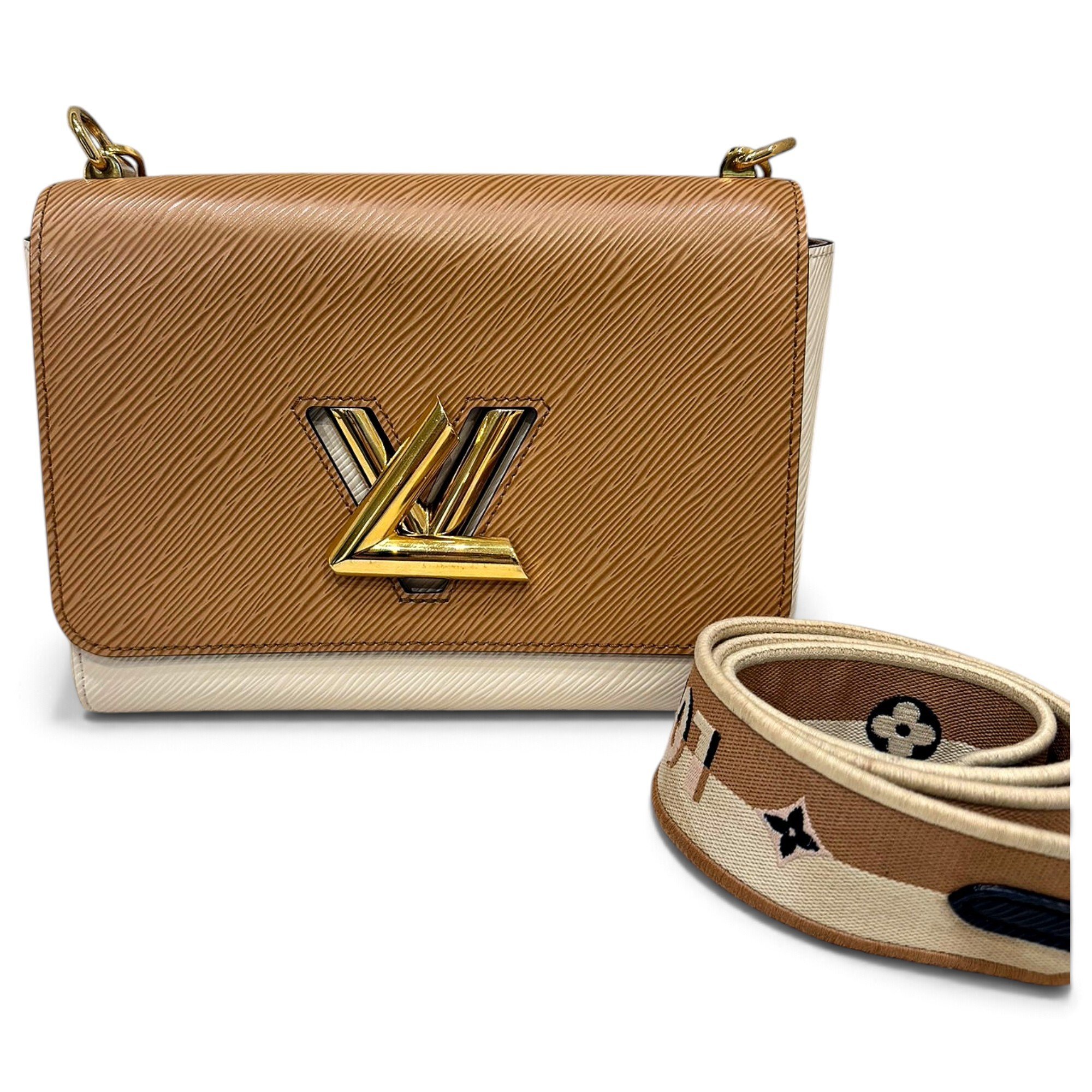 Twist leather crossbody bag