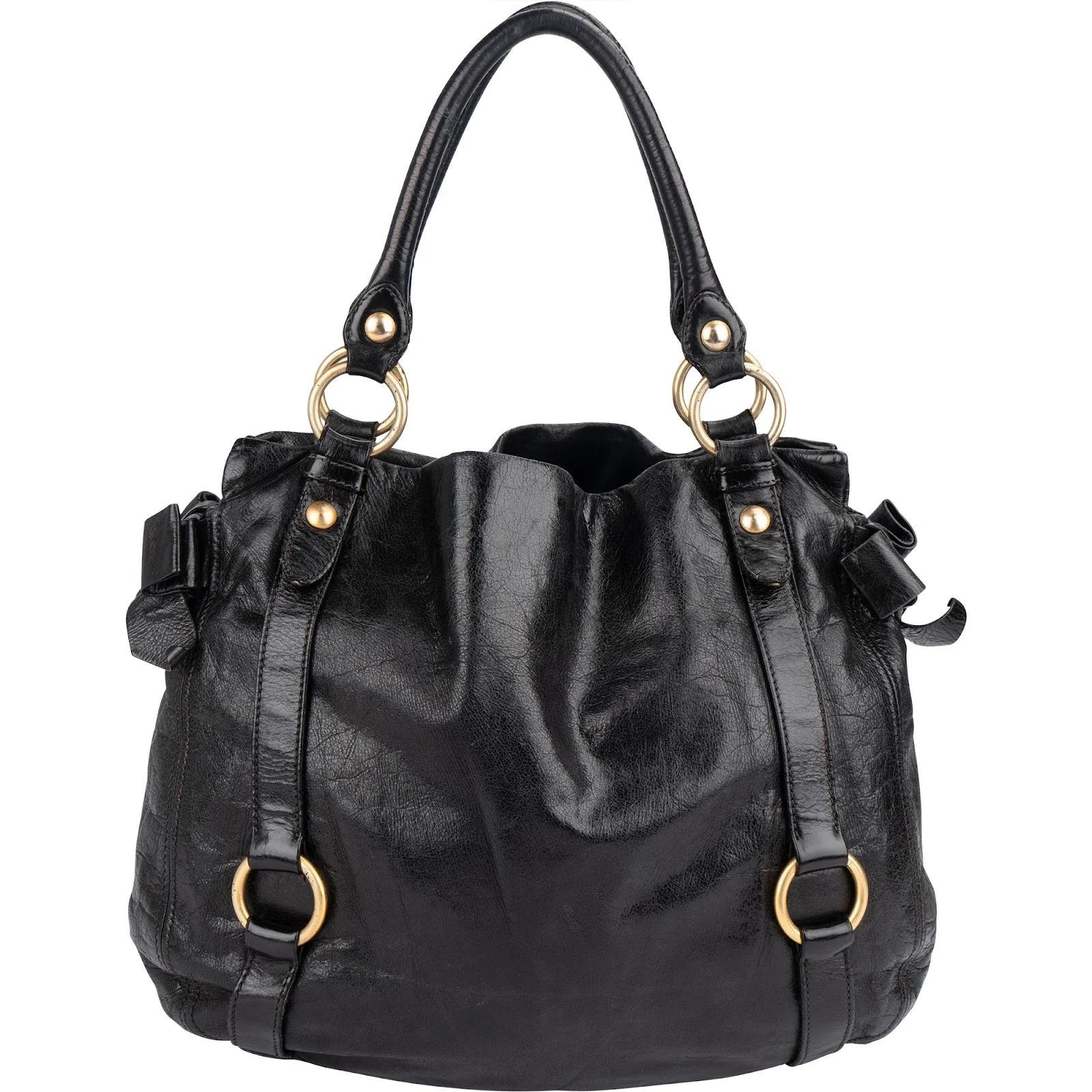 Vitello leather handbag