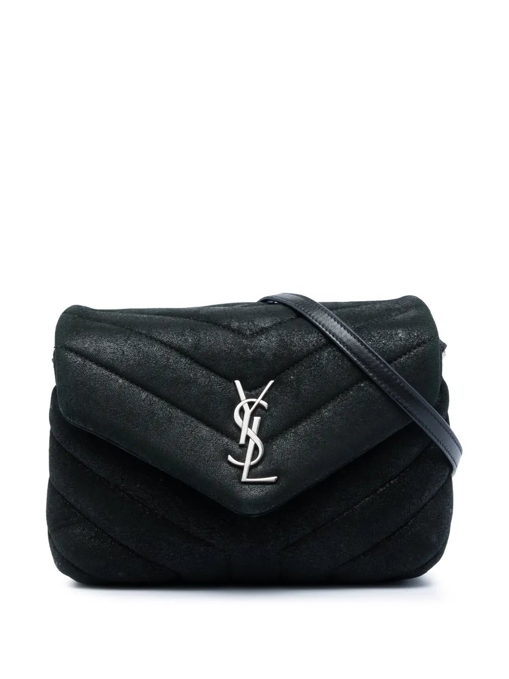 2018 Toy Matelasse Glitter Suede Monogram LouLou crossbody bag