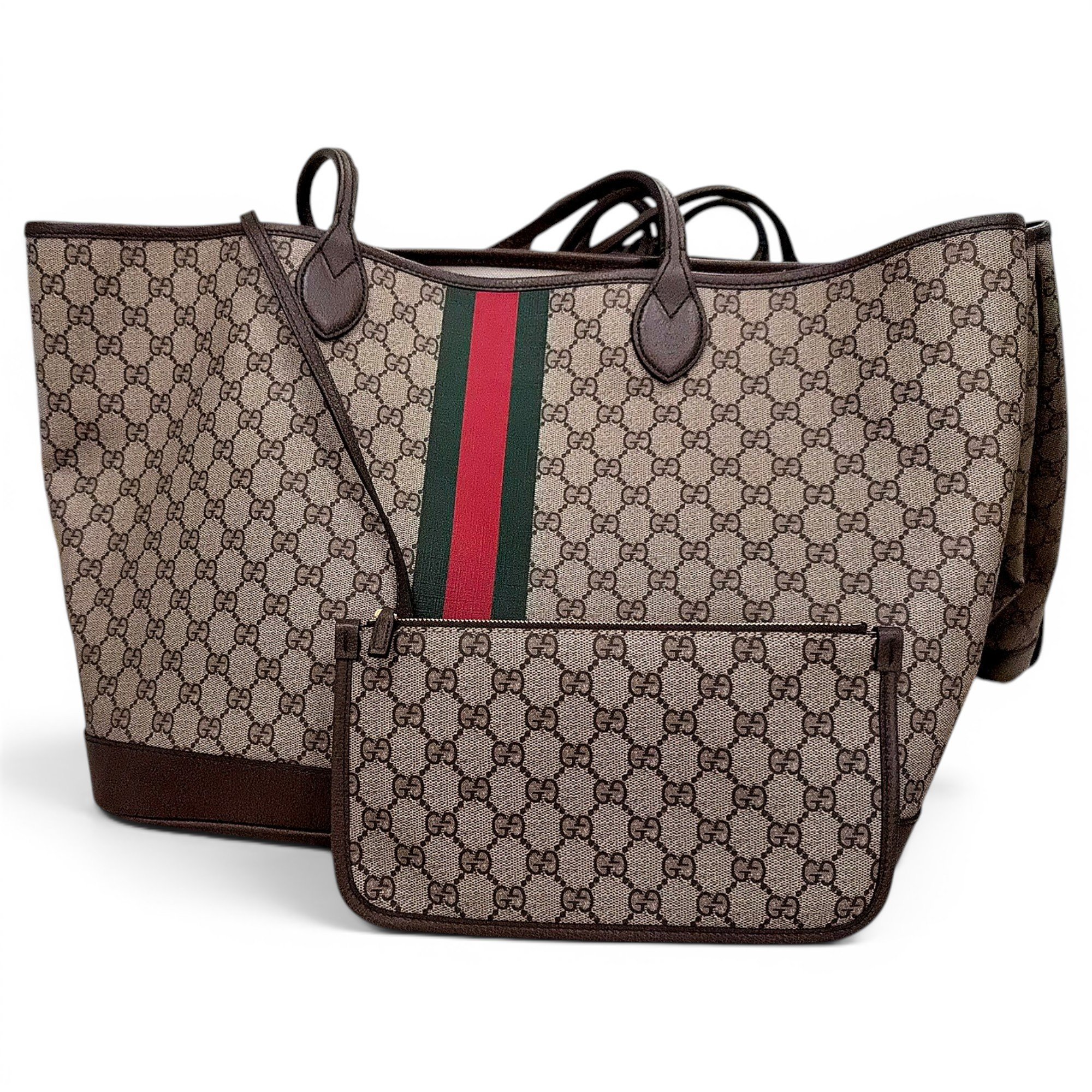 Ophidia Shopping leather tote