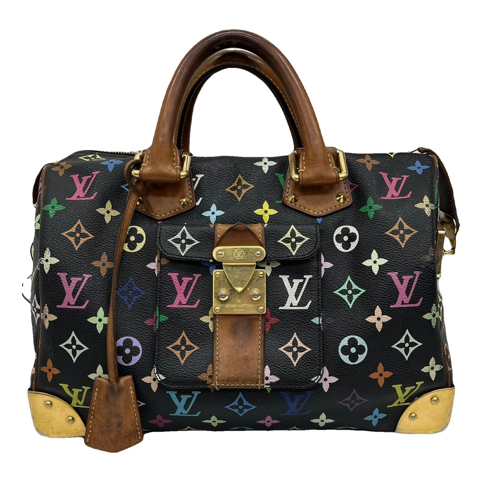 Speedy leather handbag