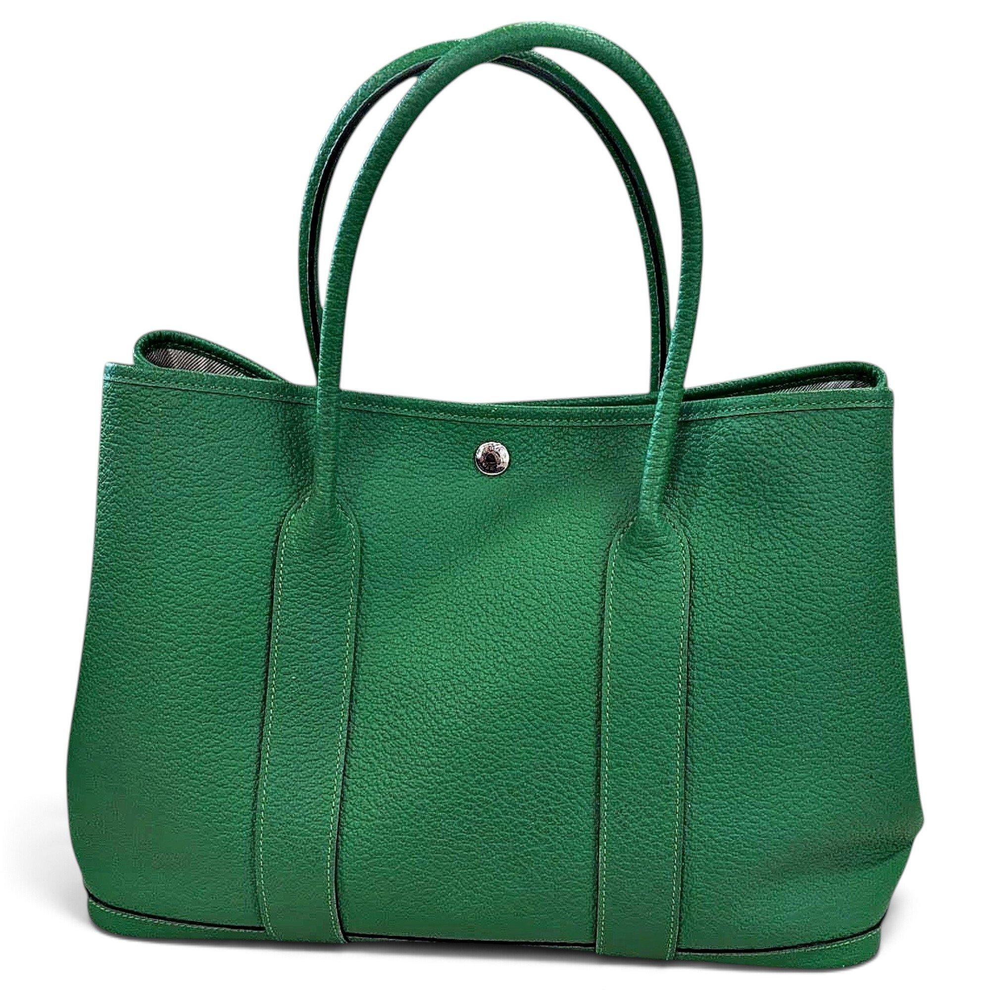 Garden Party leather handbag