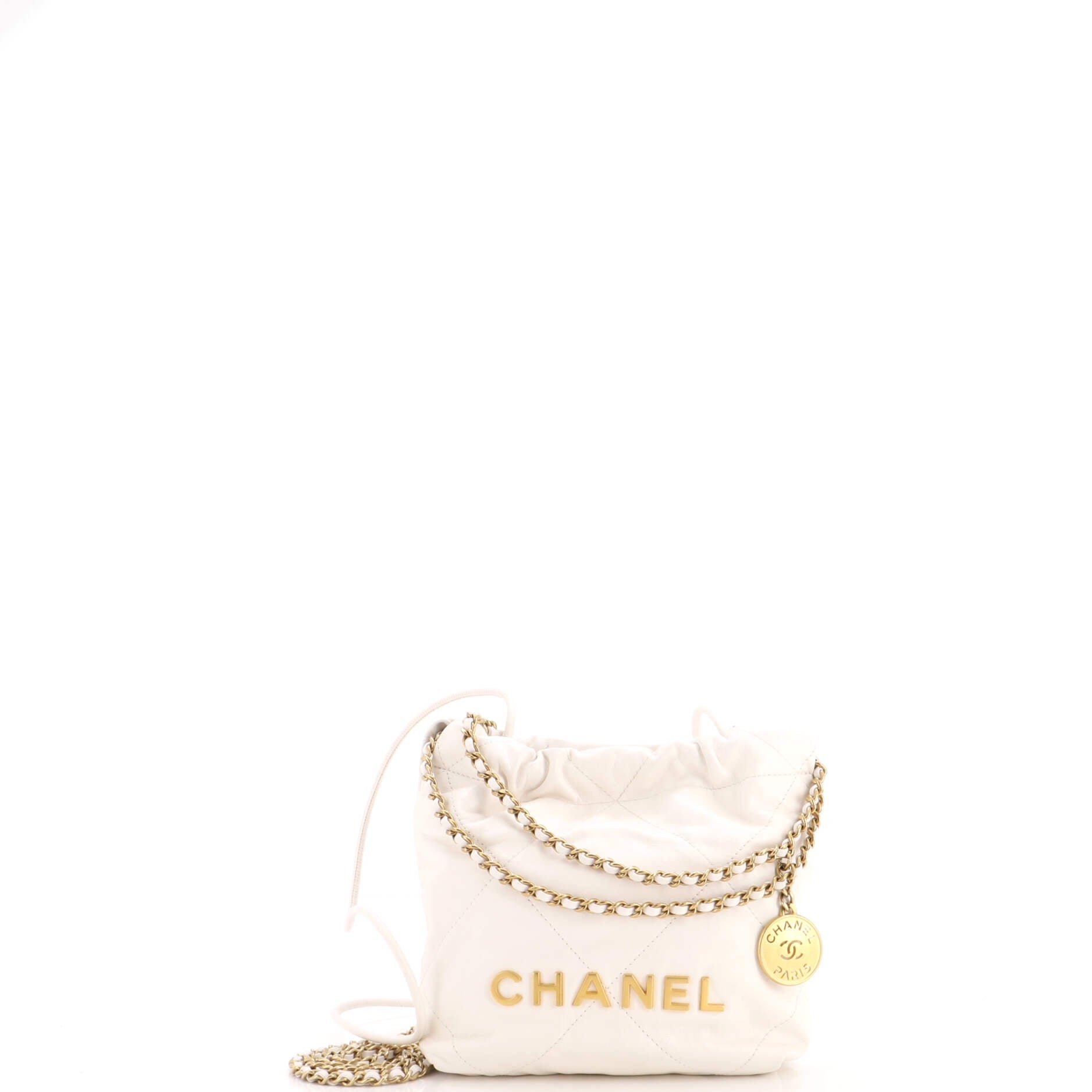 22 Chain Hobo Quilted Calfskin Mini