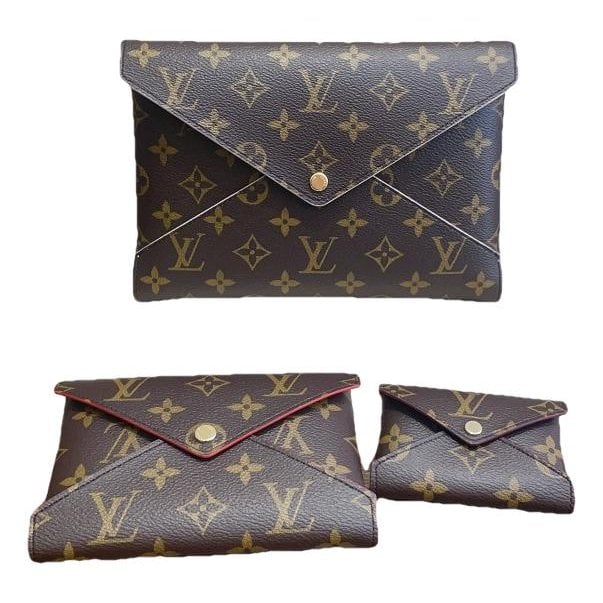 Leather clutch bag