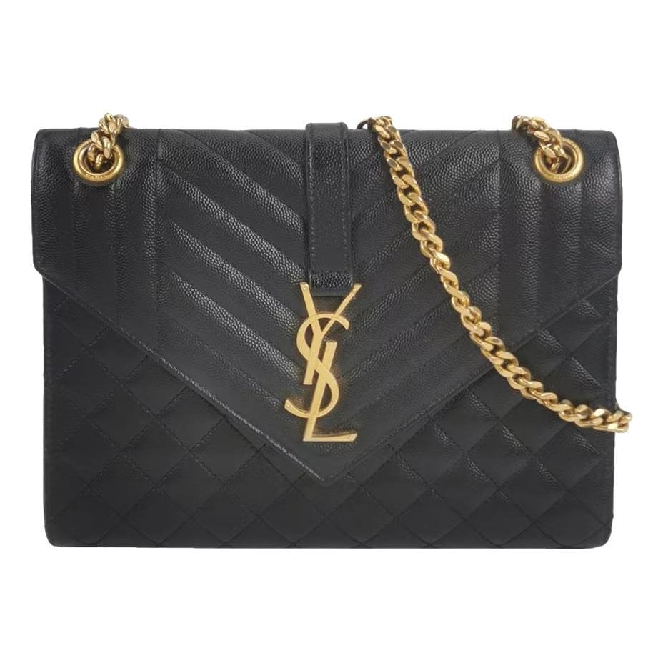 Envelope leather crossbody bag