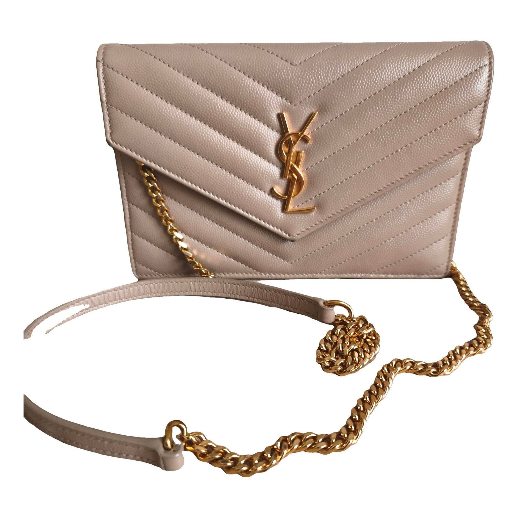 Portefeuille enveloppe leather crossbody bag