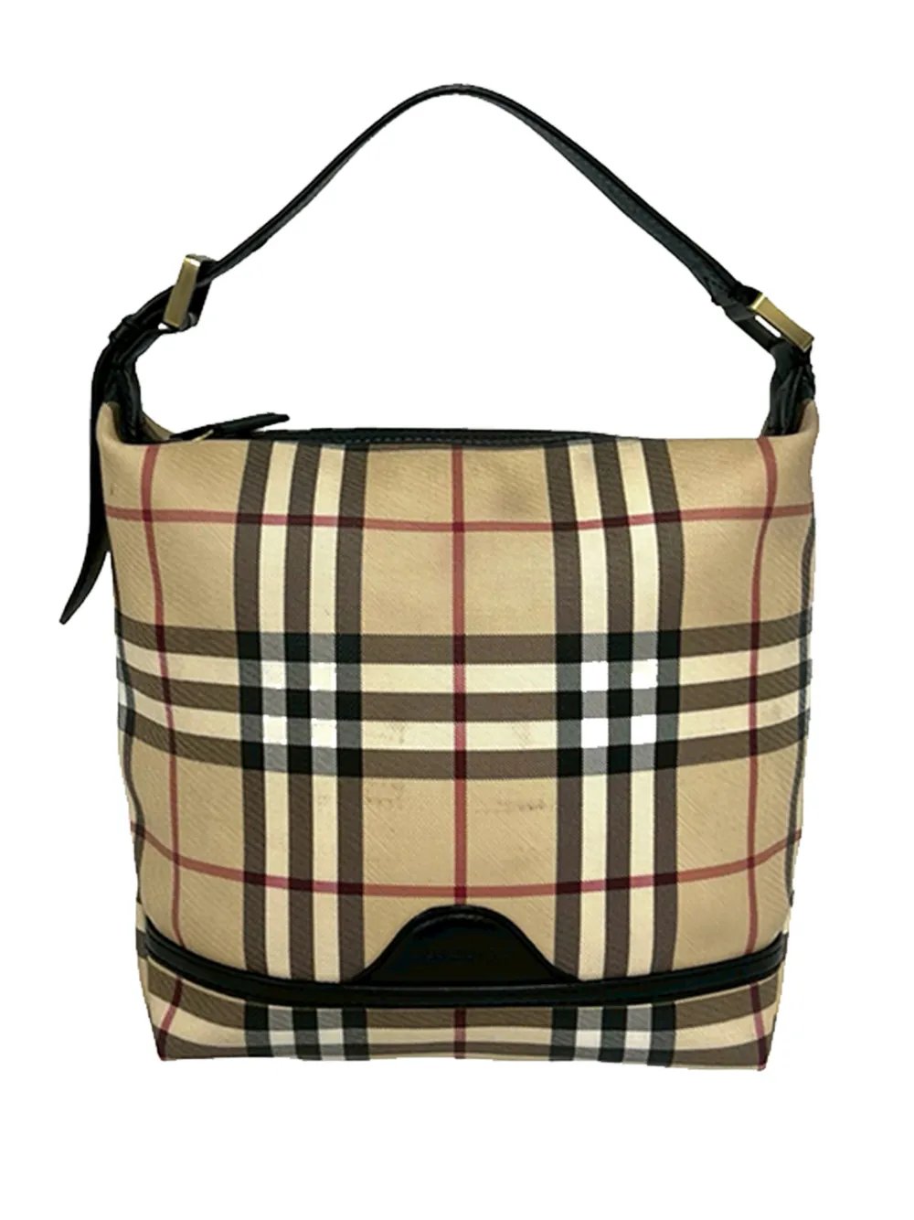 20th Century House Check Coated Canvas handbag