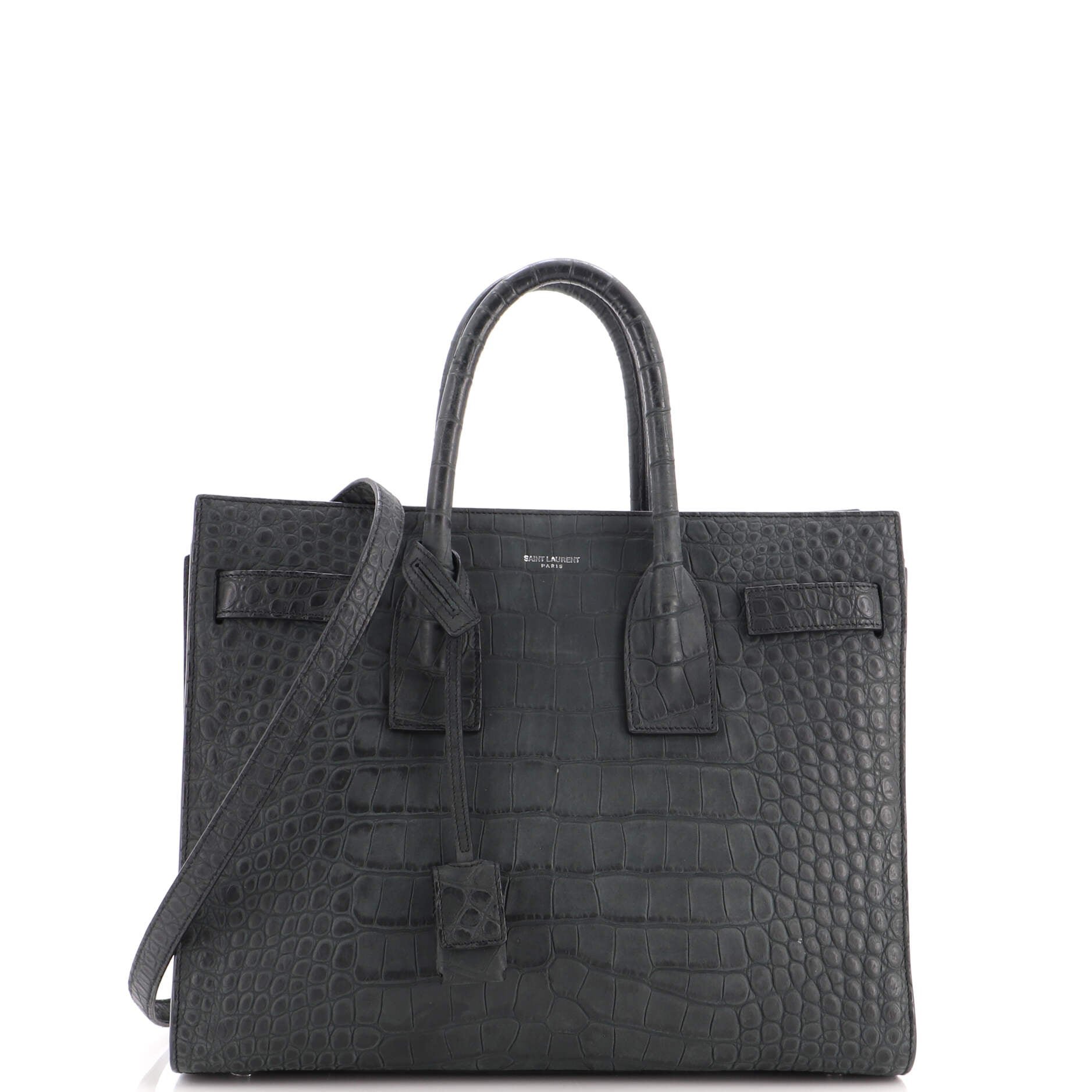 Sac de Jour NM Bag Crocodile Embossed Leather Small