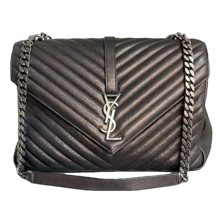 Collége monogramme leather handbag