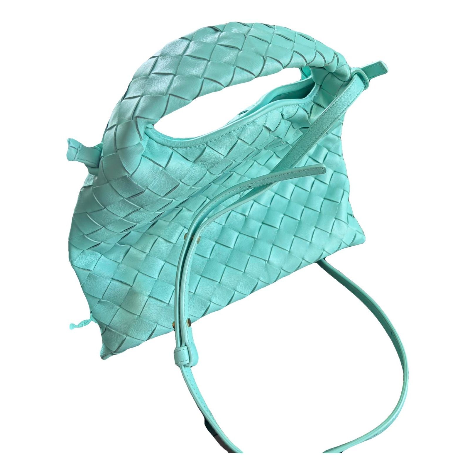 Loop leather tote