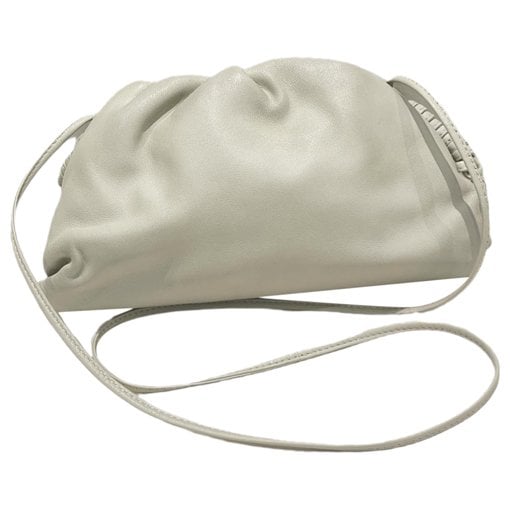 Pouch leather handbag
