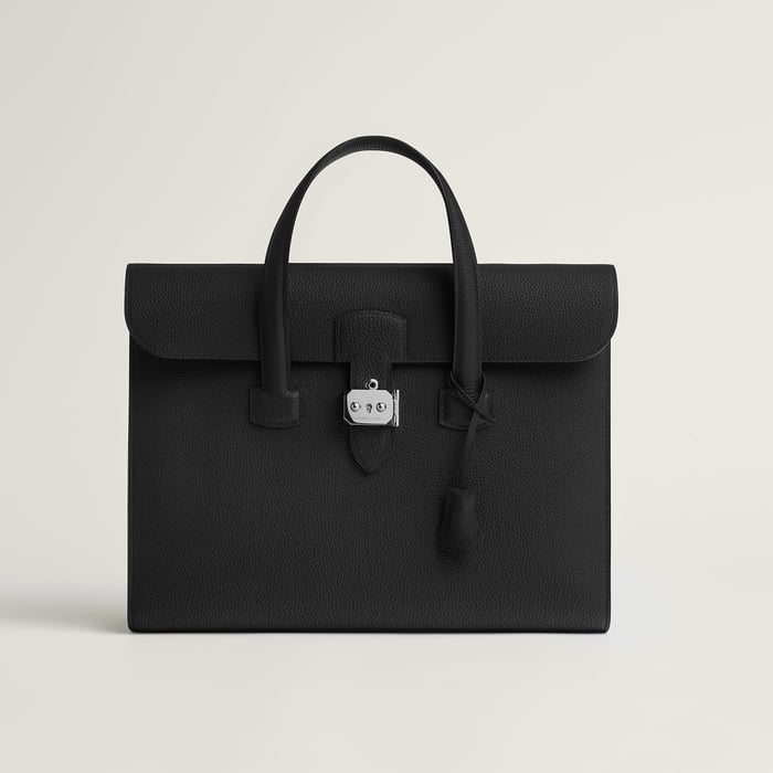 Noir Sac a Depeches Light 1-36 Briefcase