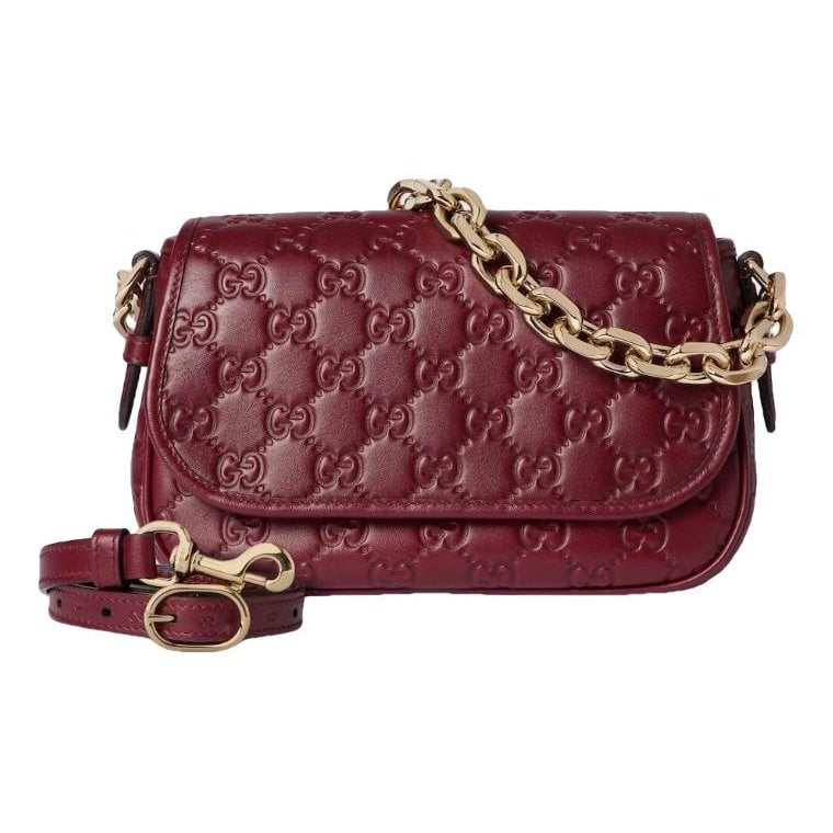 Ophidia Flap Top Handle leather handbag