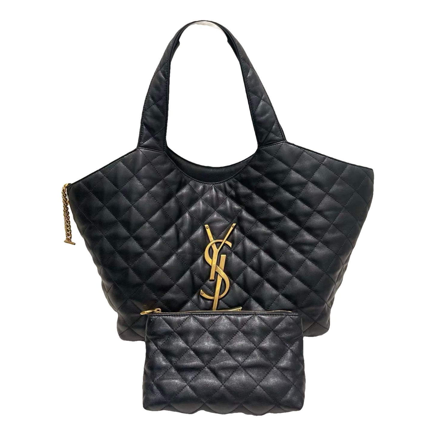 Icare leather tote