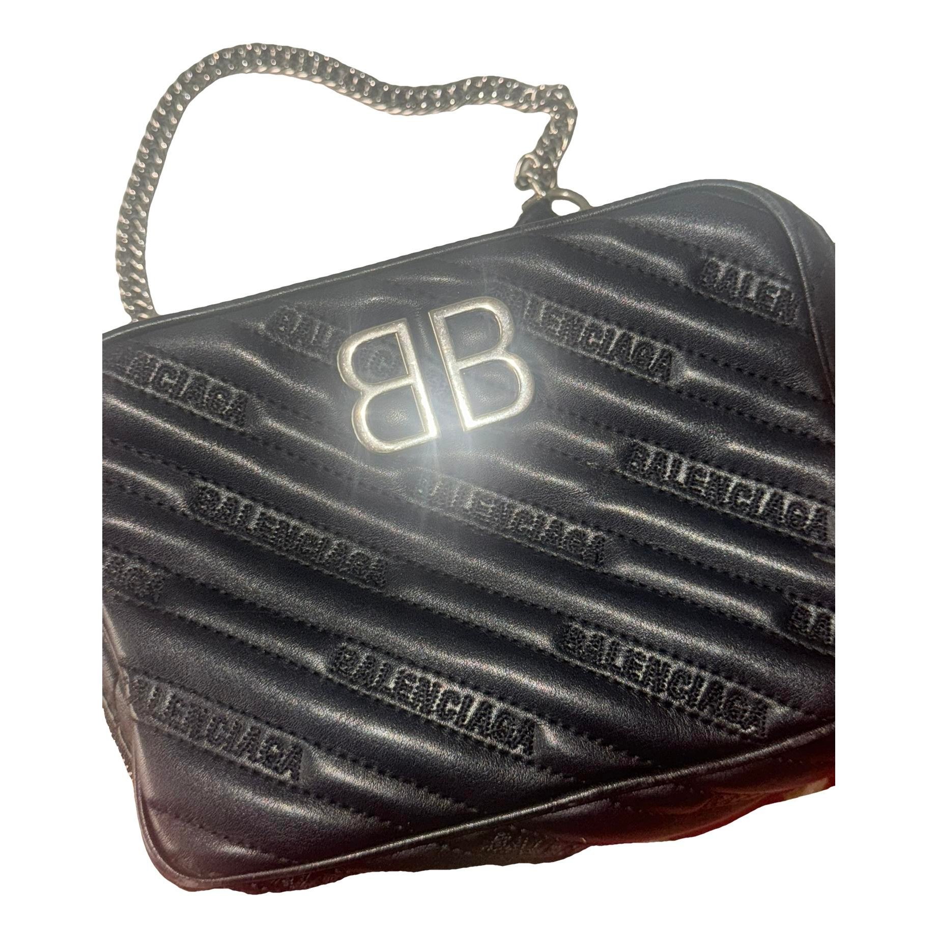 Balenciaga BB Reporter leather crossbody bag