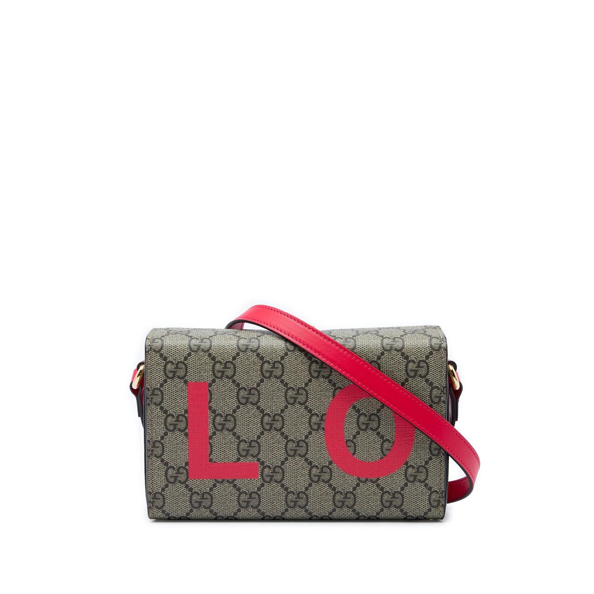 Gucci B leather handbag