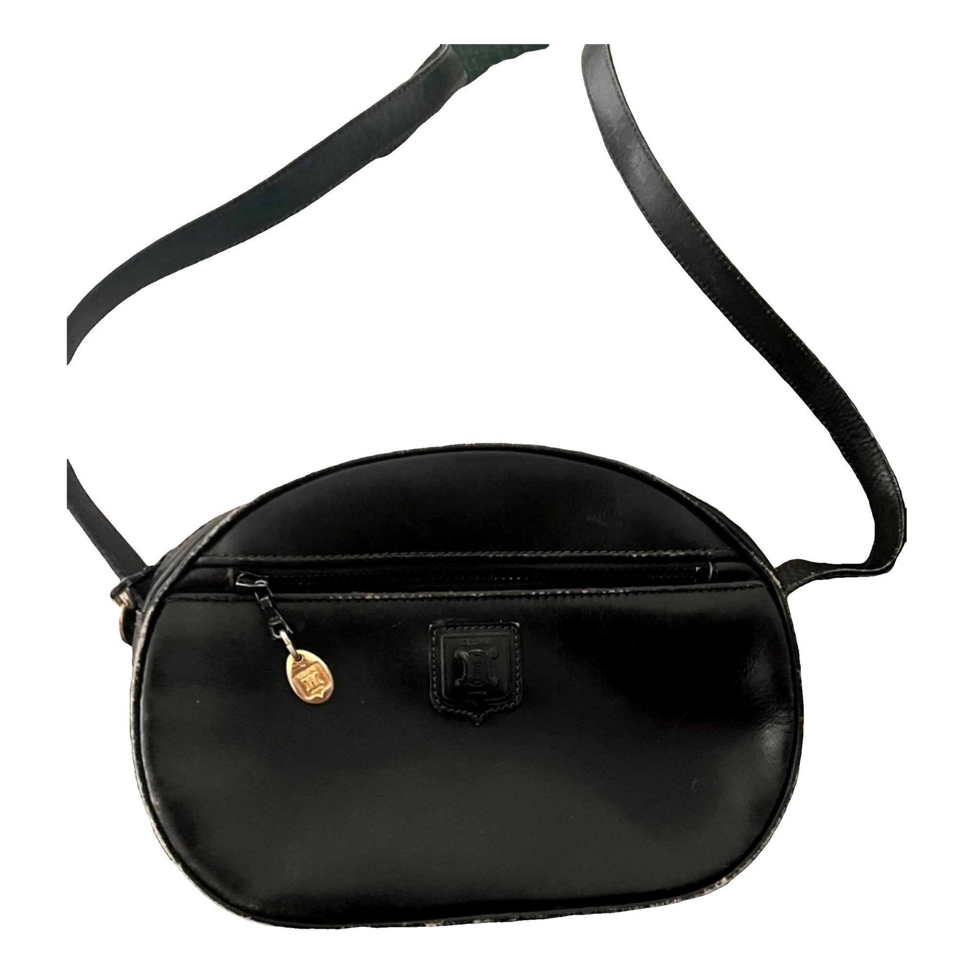 Charm leather crossbody bag