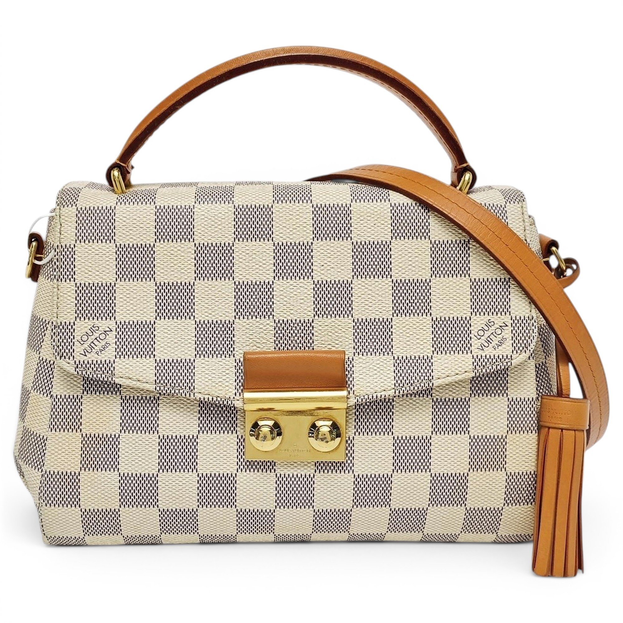 Croisette leather handbag