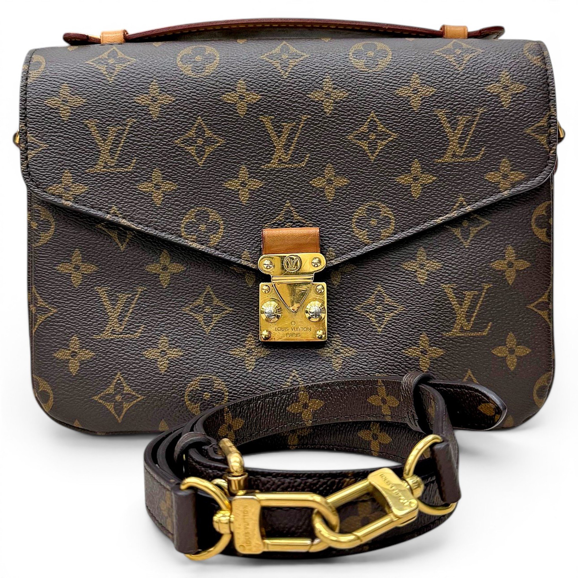 Metis leather handbag
