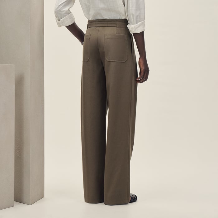 Chanvre Pleated Malte Pants