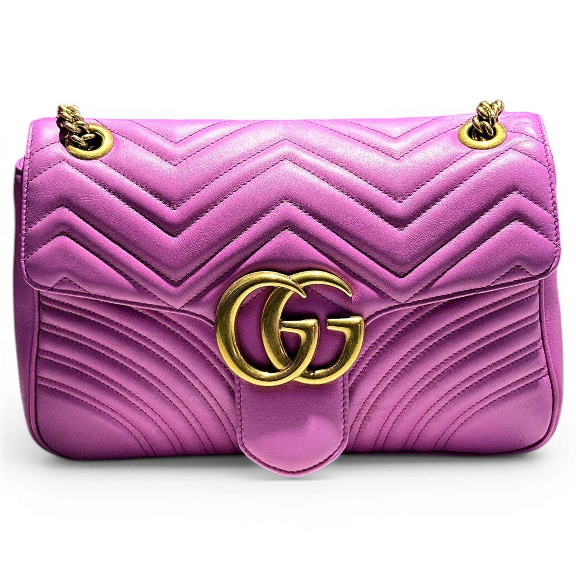 GG Marmont Flap leather handbag