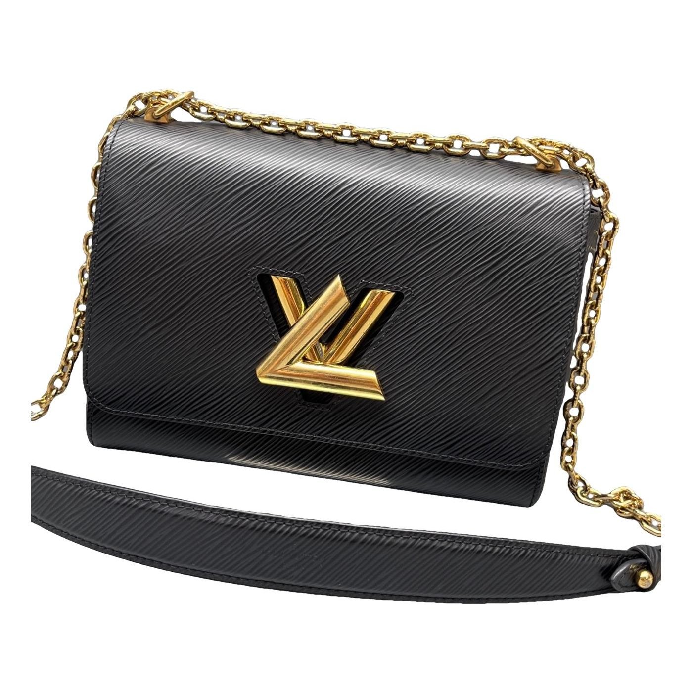 Twist leather handbag