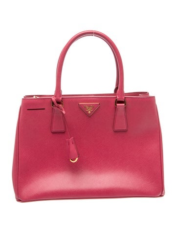 Saffiano Leather Top Handle Bag Medium