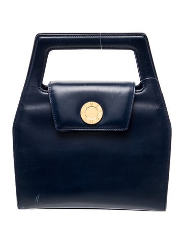 Leather Top Handle Bag