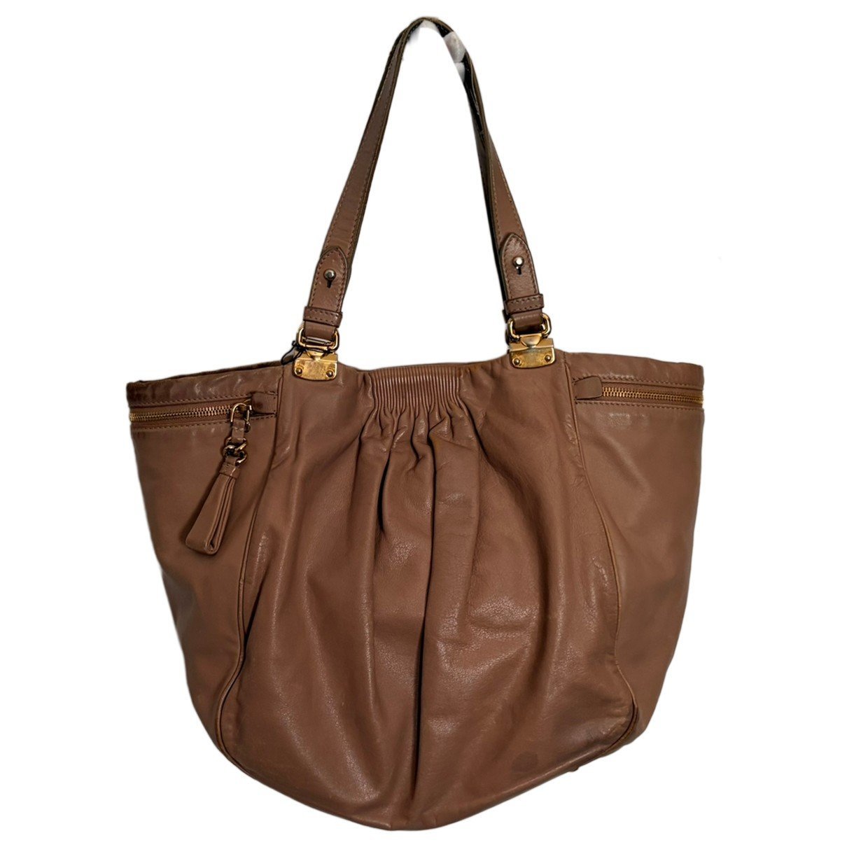 Leather handbag