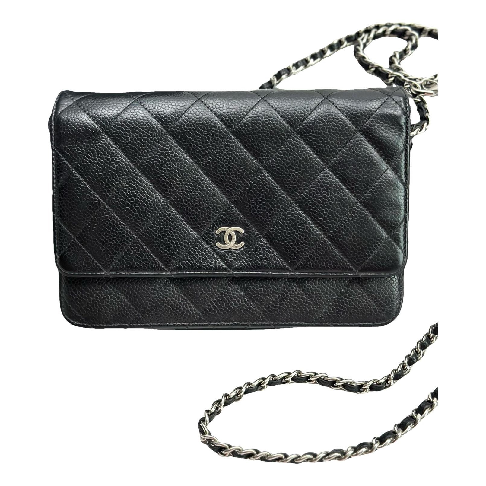 Wallet On Chain Timeless/Classique pony-style calfskin handbag