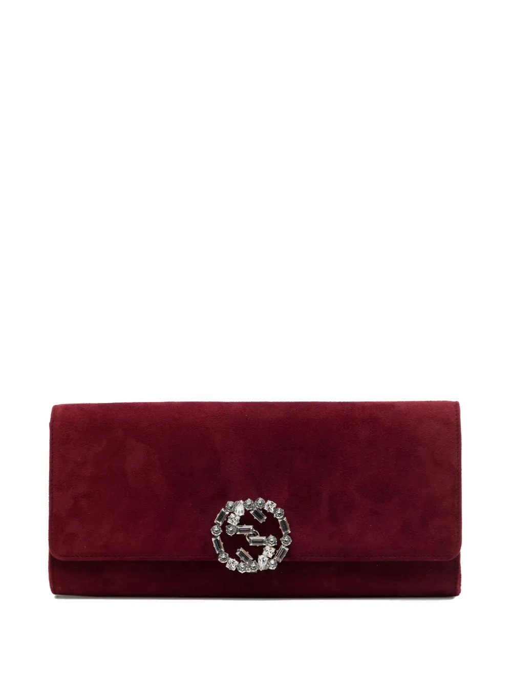 2016-2026 Suede Crystals Broadway clutch bag