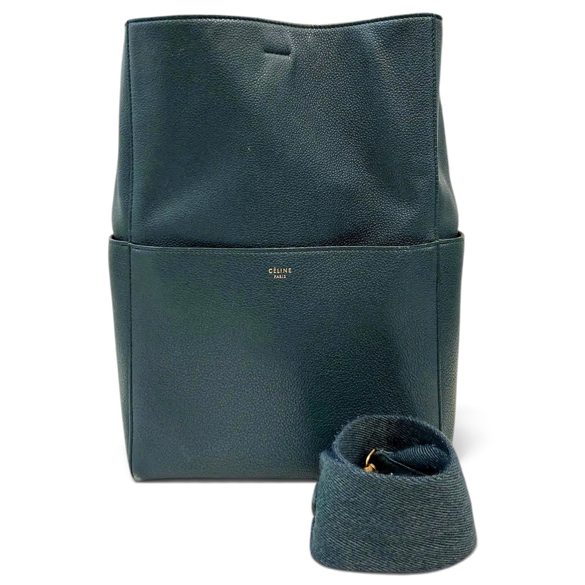 Seau Sangle leather tote