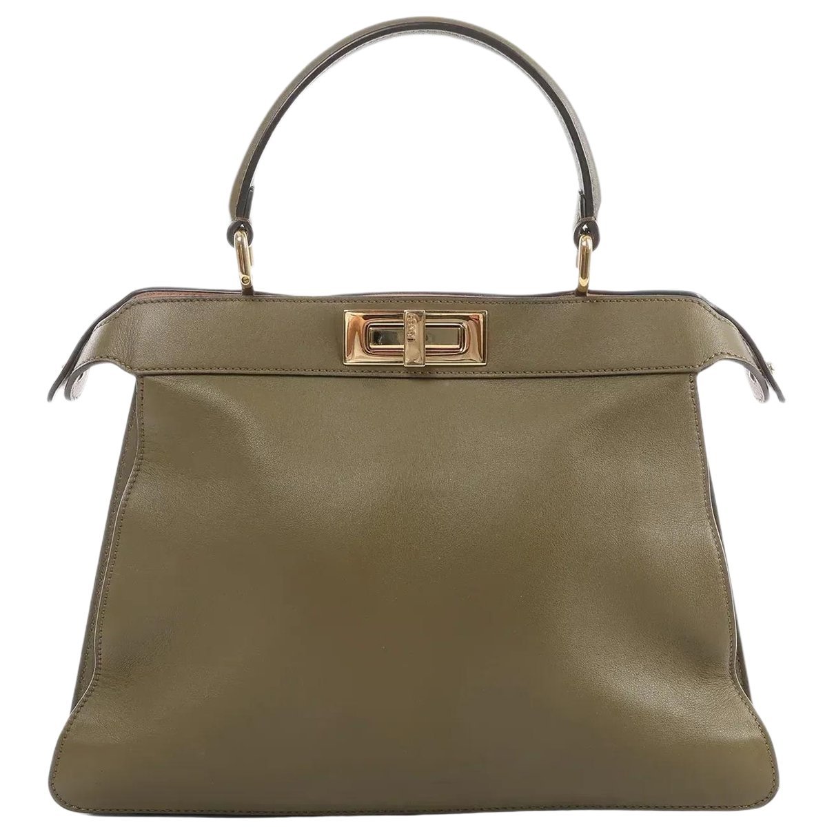 Peekaboo leather handbag