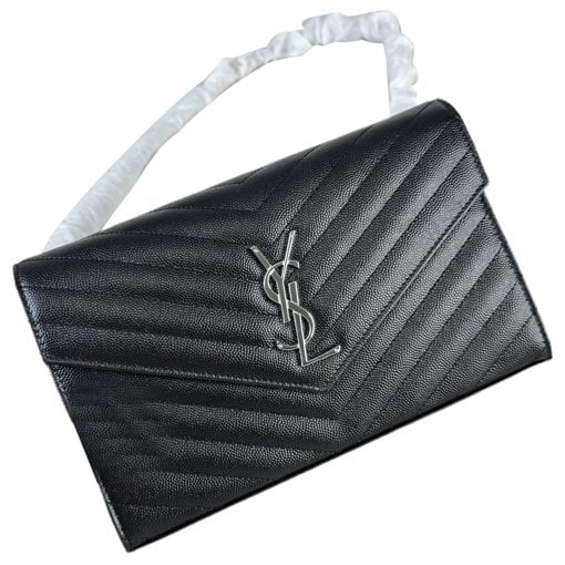 Envelope leather crossbody bag