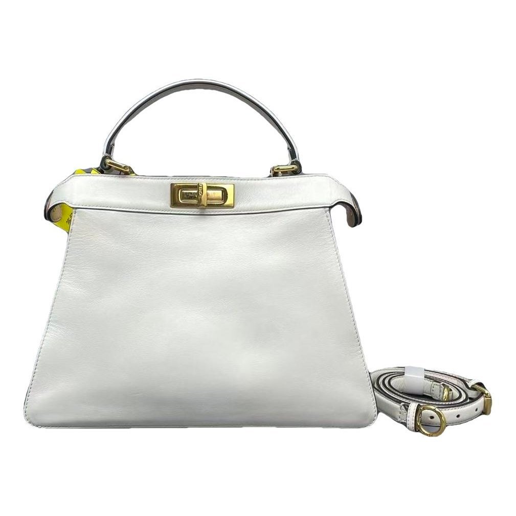 Peekaboo leather handbag
