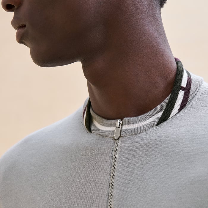 Silex "Rayures & Twist" Zipped Jacket