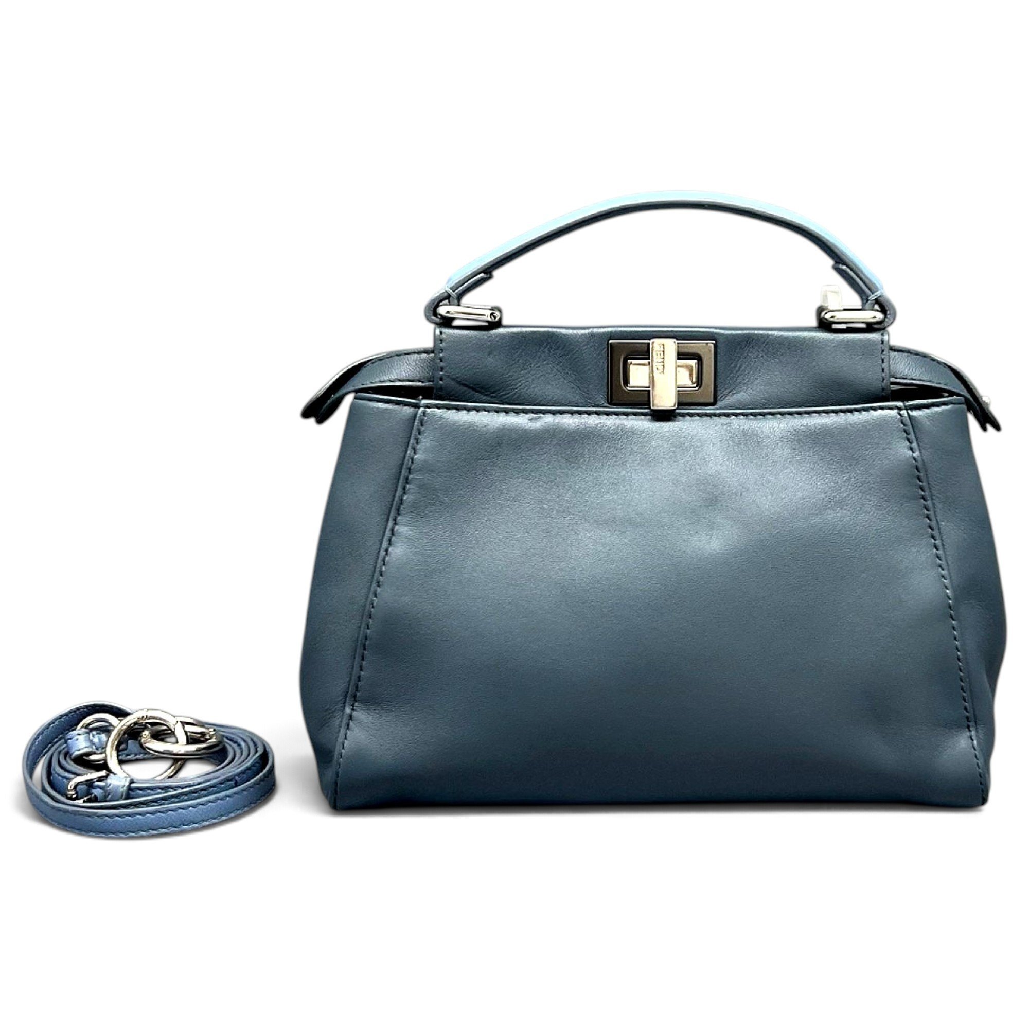 Peekaboo leather handbag