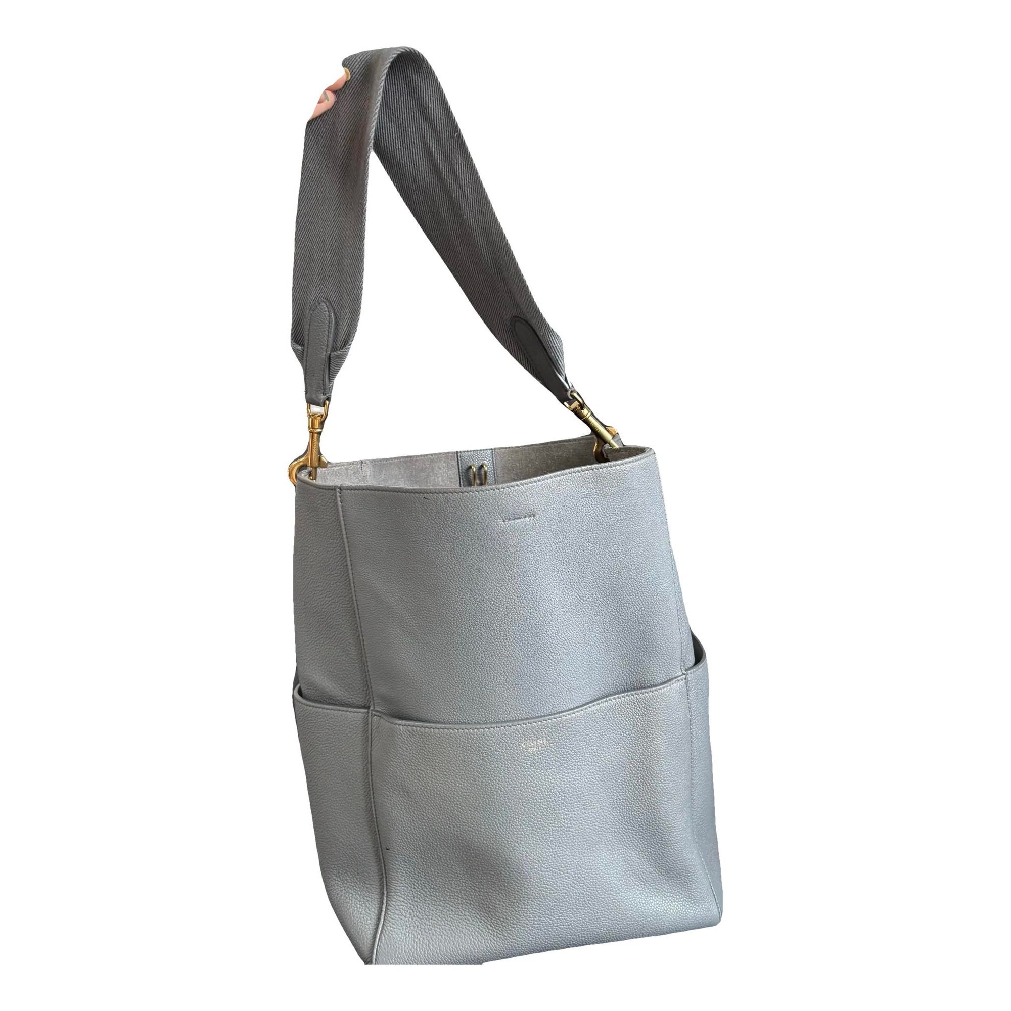 Seau Sangle leather tote